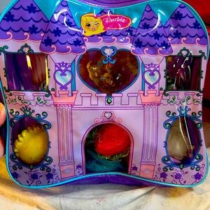 Mattel Barbie Mini B Doll O Purple Tote